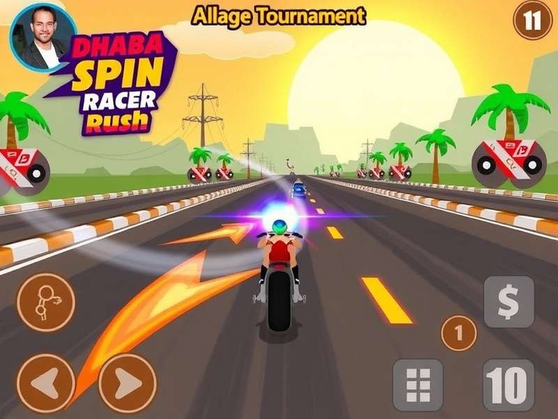 Dhaba Spin Racer Rush gameplay screenshot